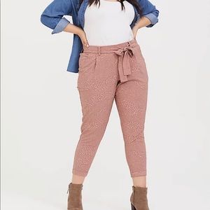 Torrid Flowy Mauve Pants SZ 2